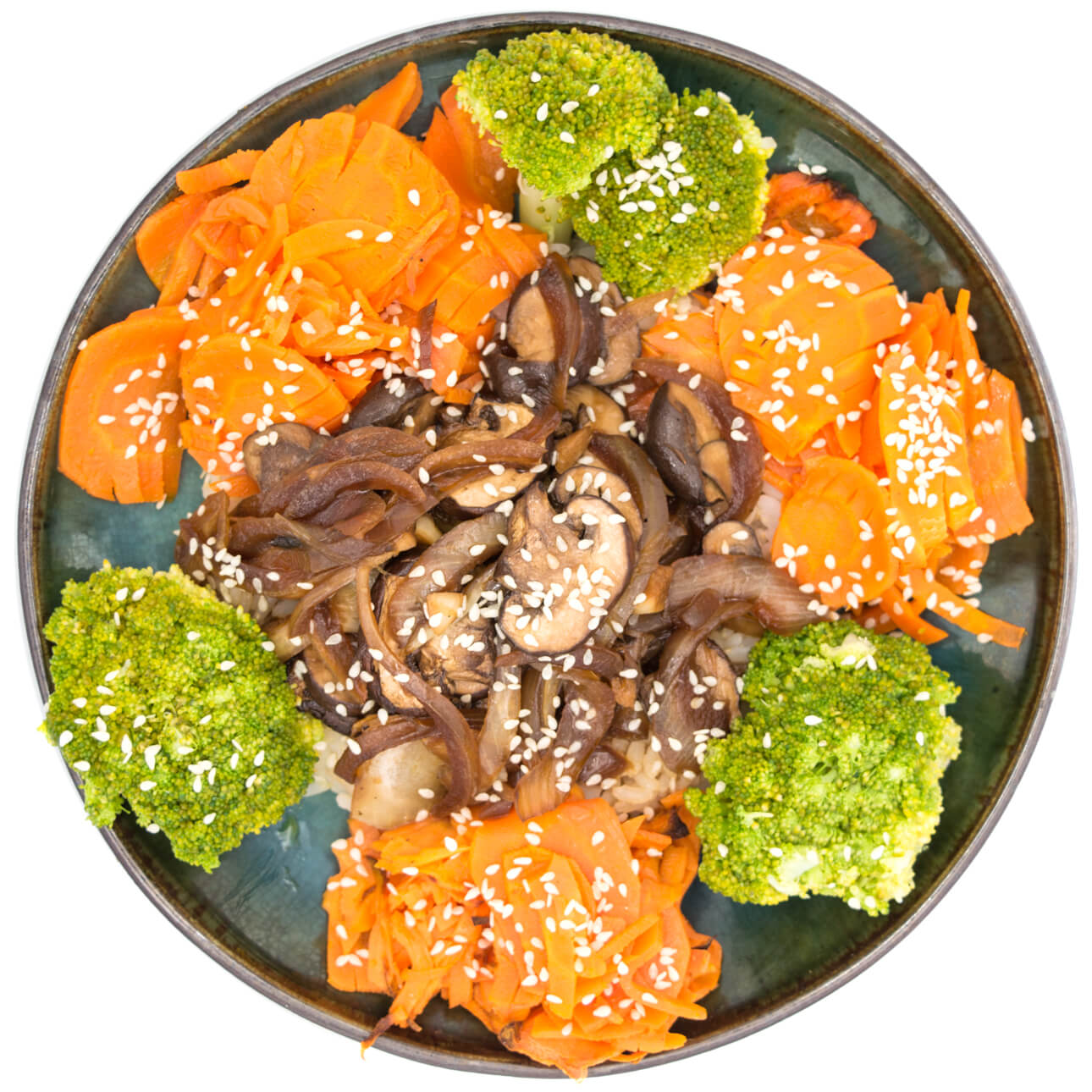 Wok de légumes et riz de Camargue