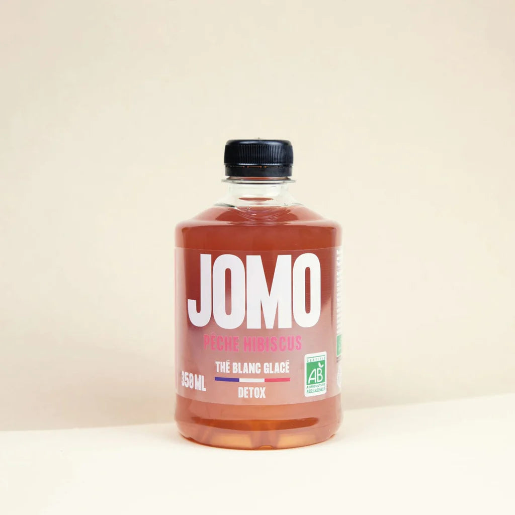 Jomo 35 cL -  Thé blanc glacé bio pêche hibiscus