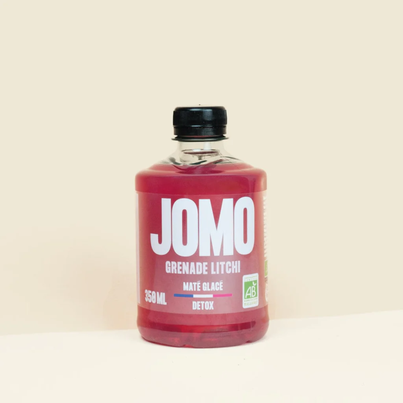 Jomo 35 cL - Maté glacé bio - Grenade - Litchi