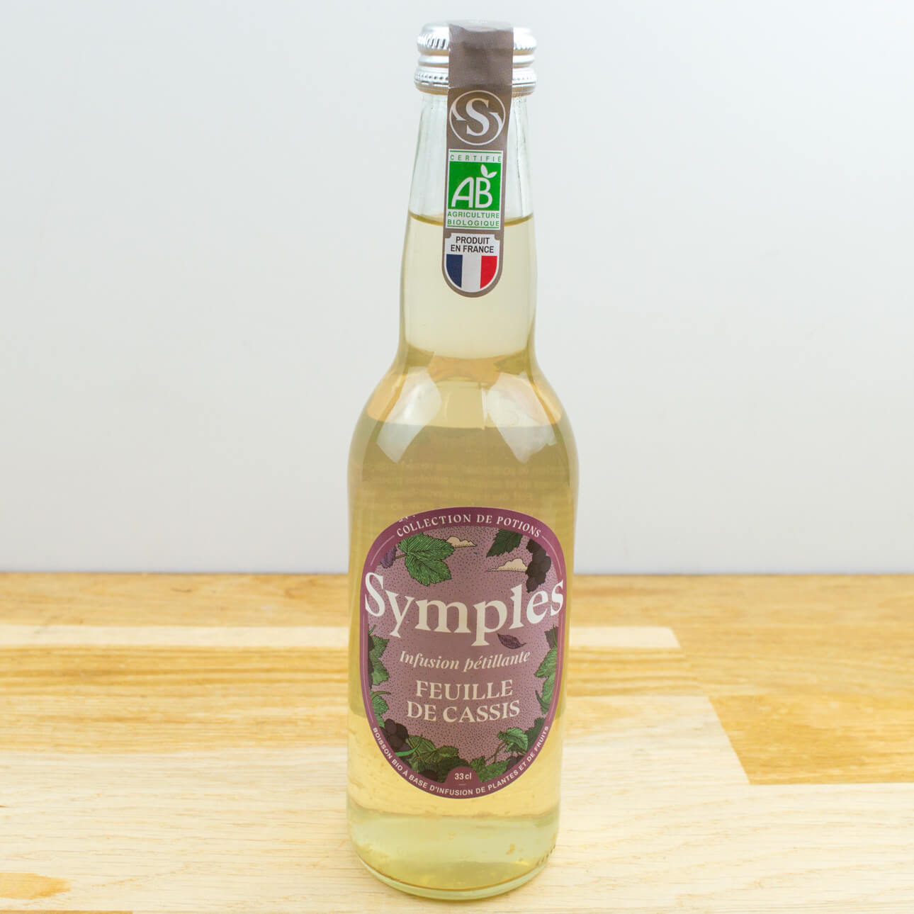 Symples 33 cL- Boisson BIO - Infusion pétillante Feuille de Cassis