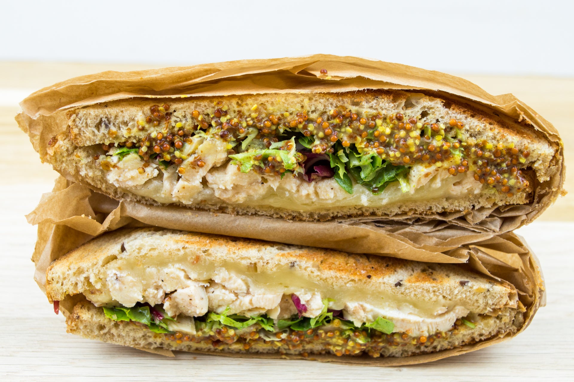 Club poulet, moutarde et comté AOP