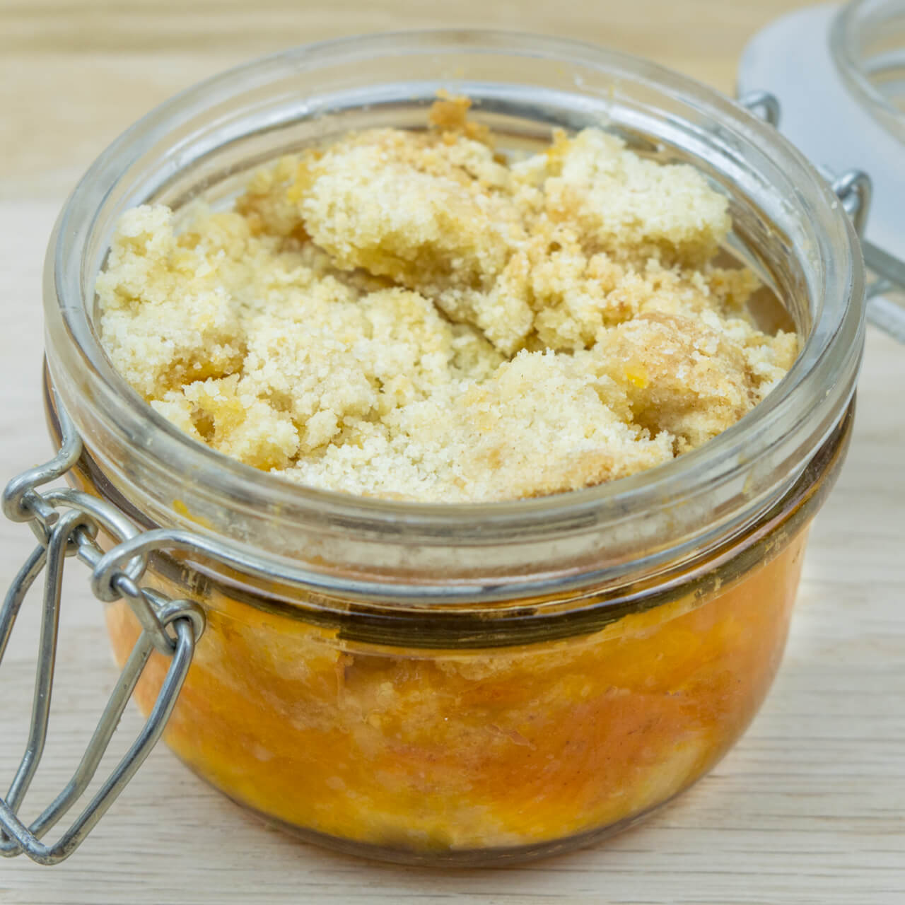Crumble aux abricots