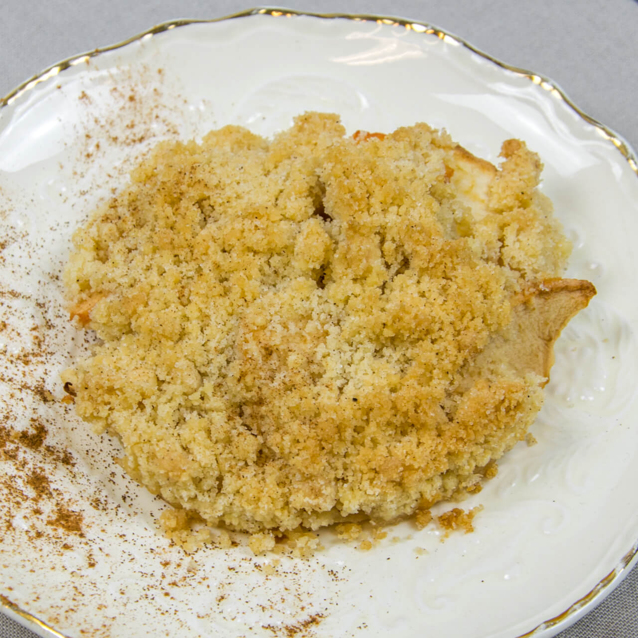 Crumble aux poires