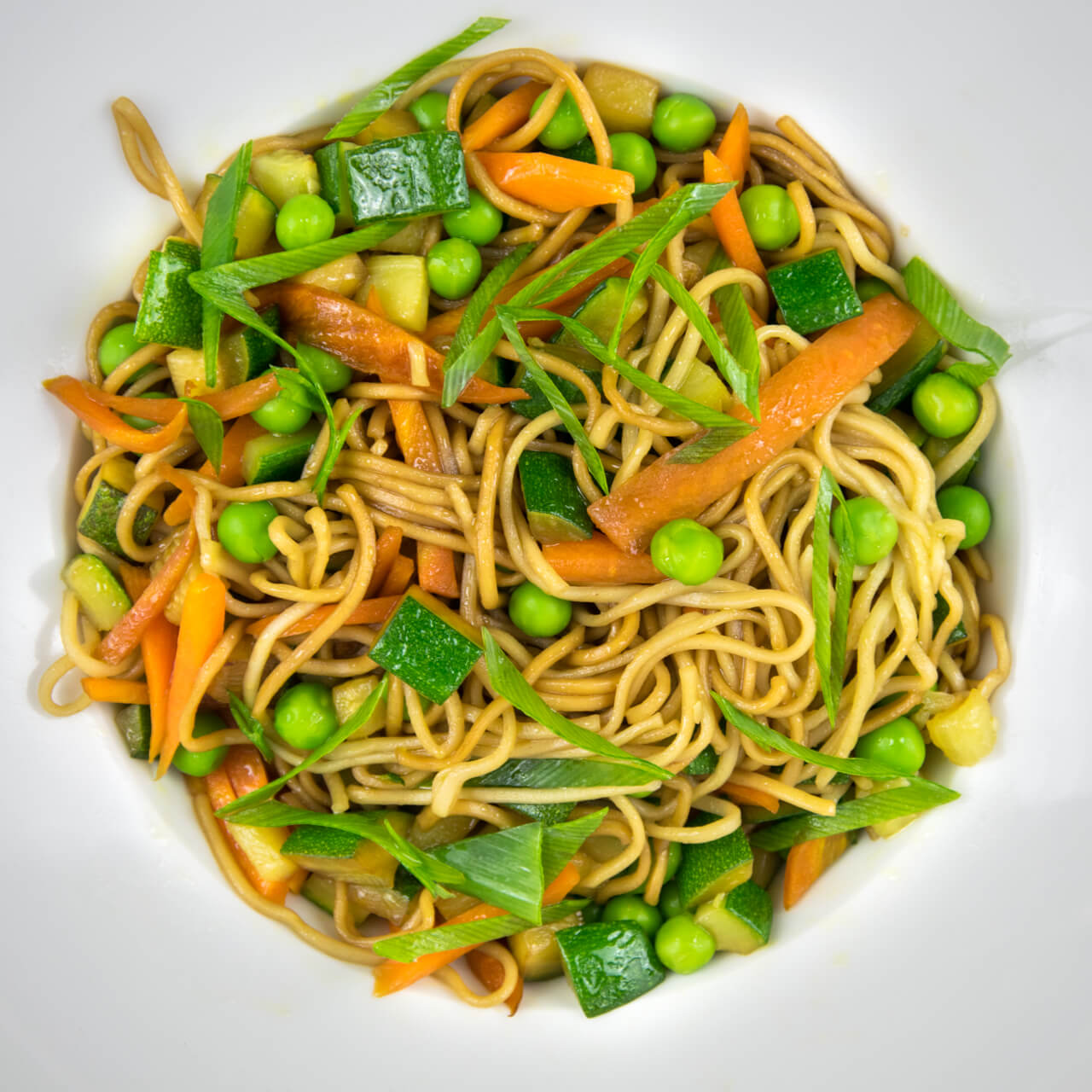 Nouilles aux légumes de saison