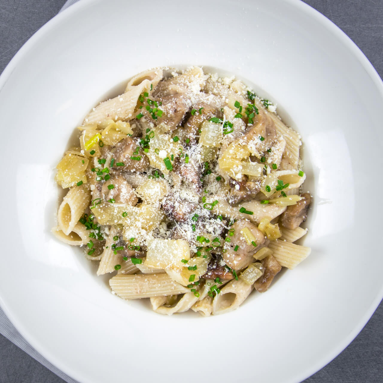 Penne bio sauce aux cèpes
