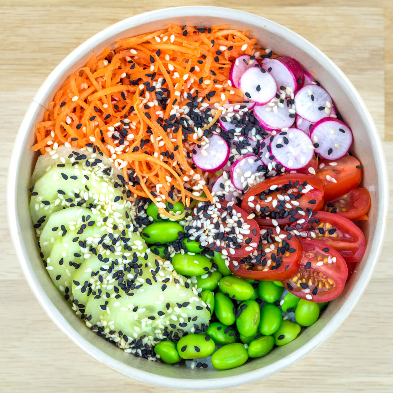 Poke bowl végétarien