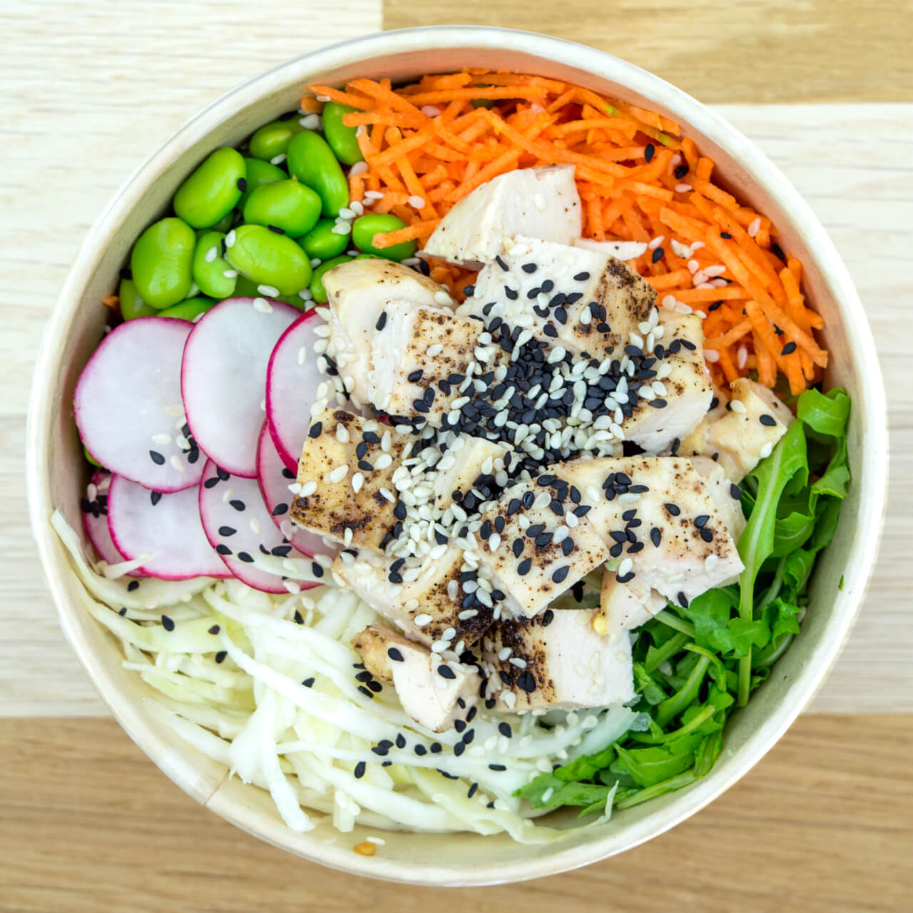 Poke bowl au poulet teryaki