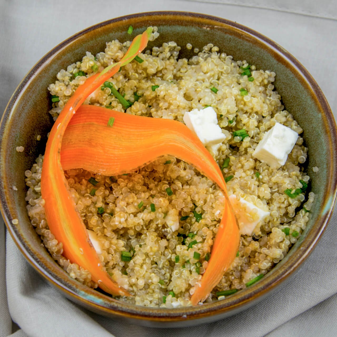 Salade de quinoa et feta bio