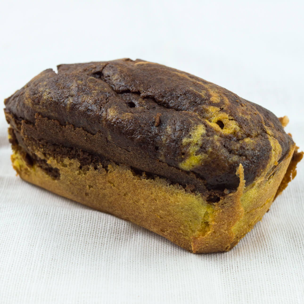 Cake marbré chocolat et butternut