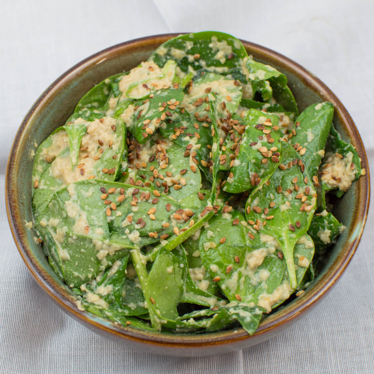 Salade épinard et sésame