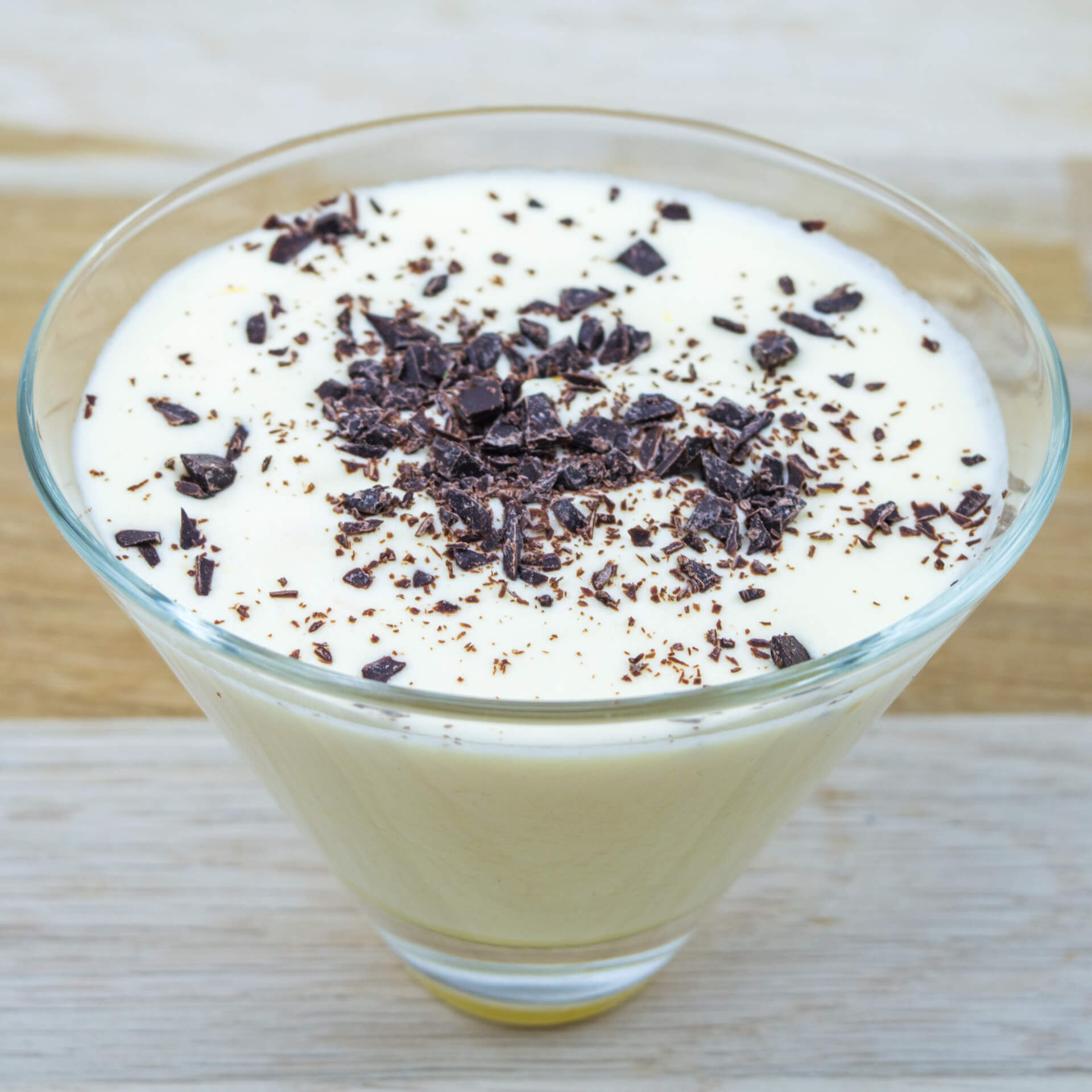 Mousse à la mandarine et au chocolat