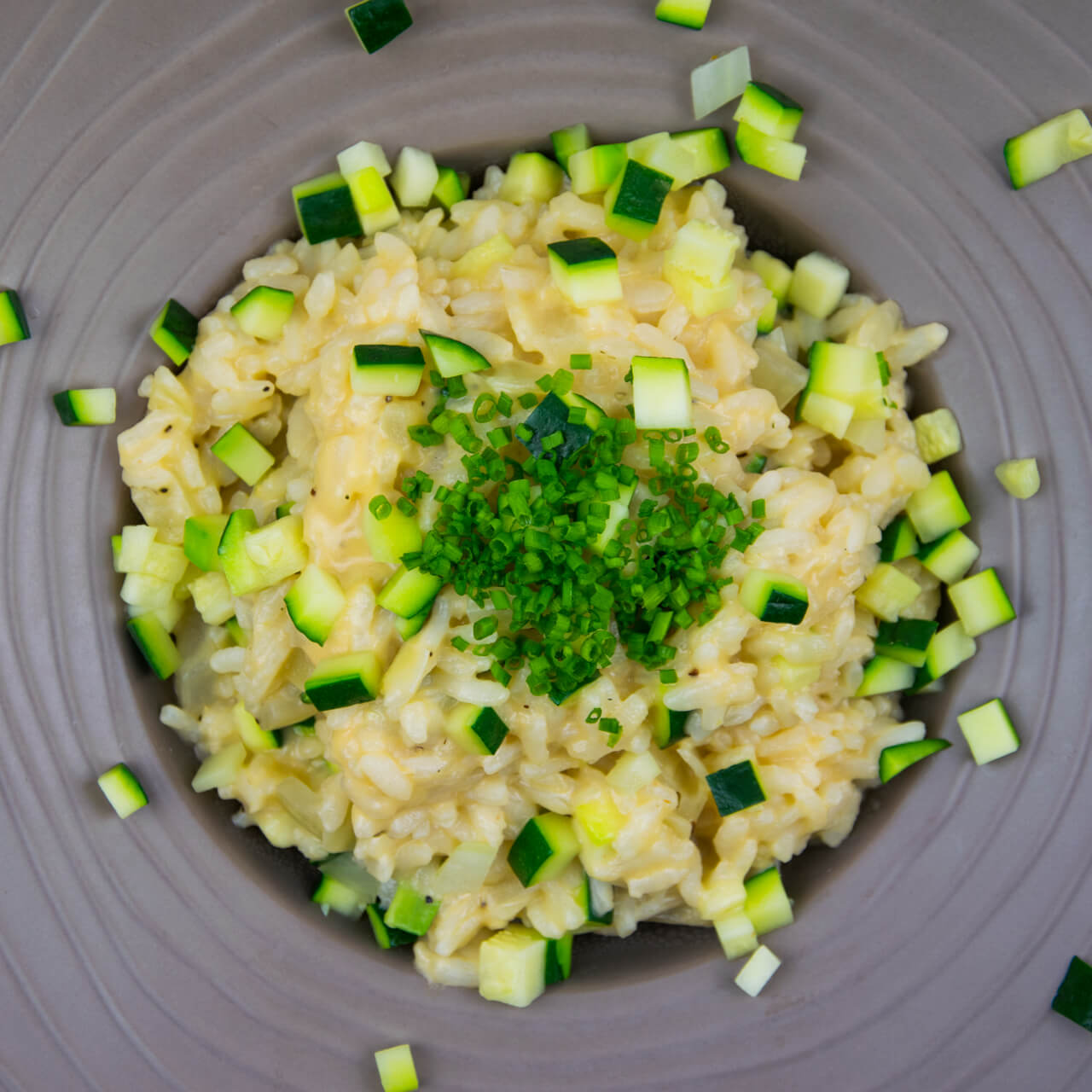 Risotto de courgette