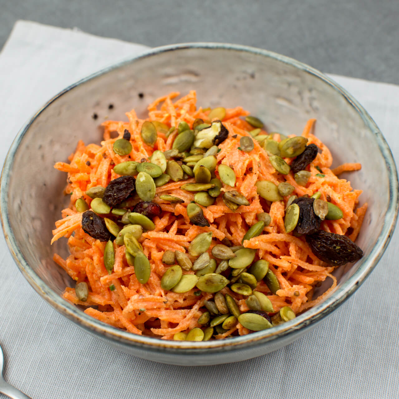 Salade de carottes râpées
