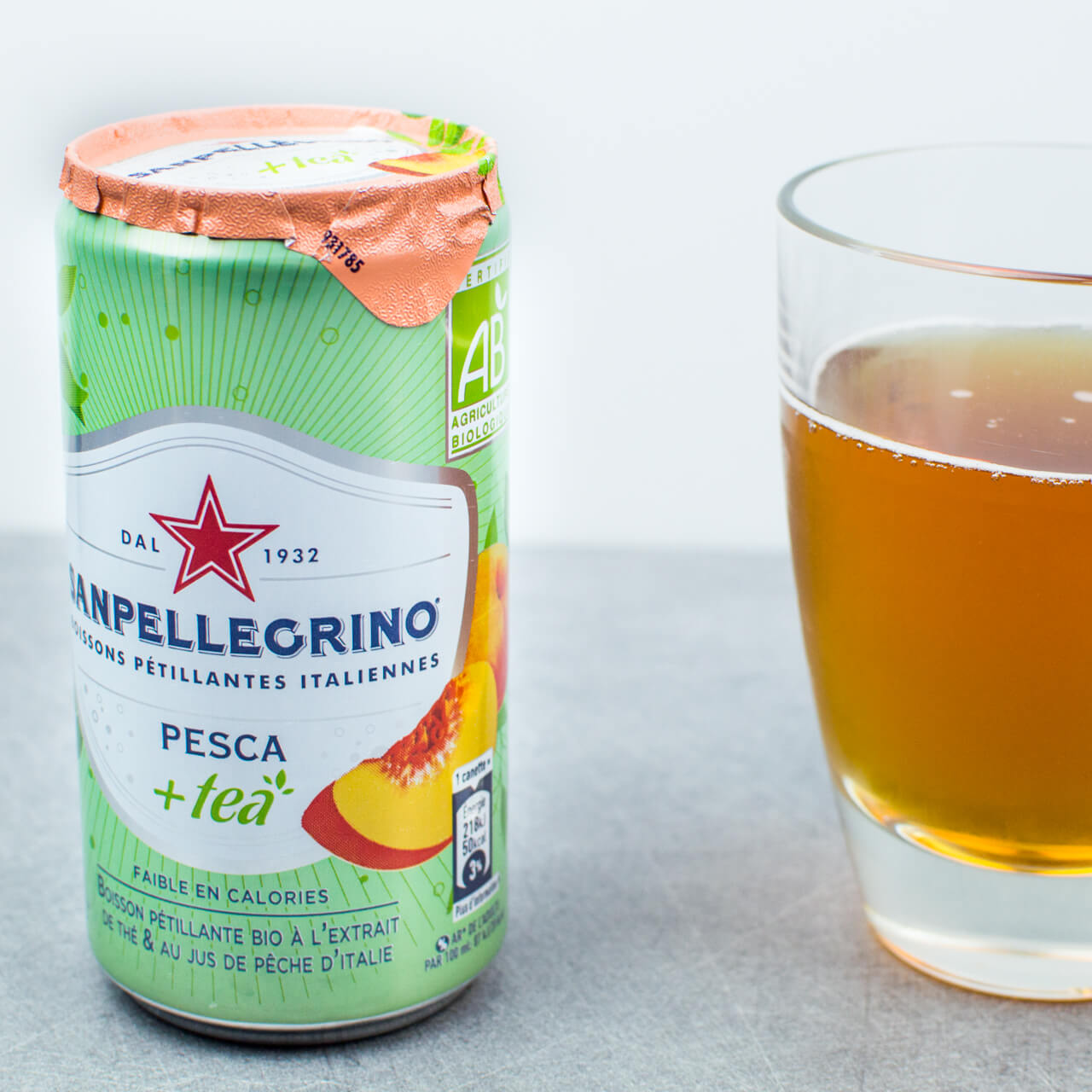 San Pellegrino 25 cL - Thé et pêche